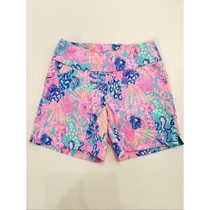 Lilly Pulitzer UPF 50+ Luxletic 5" Nakia Short Multi Splendor In The Sand 2